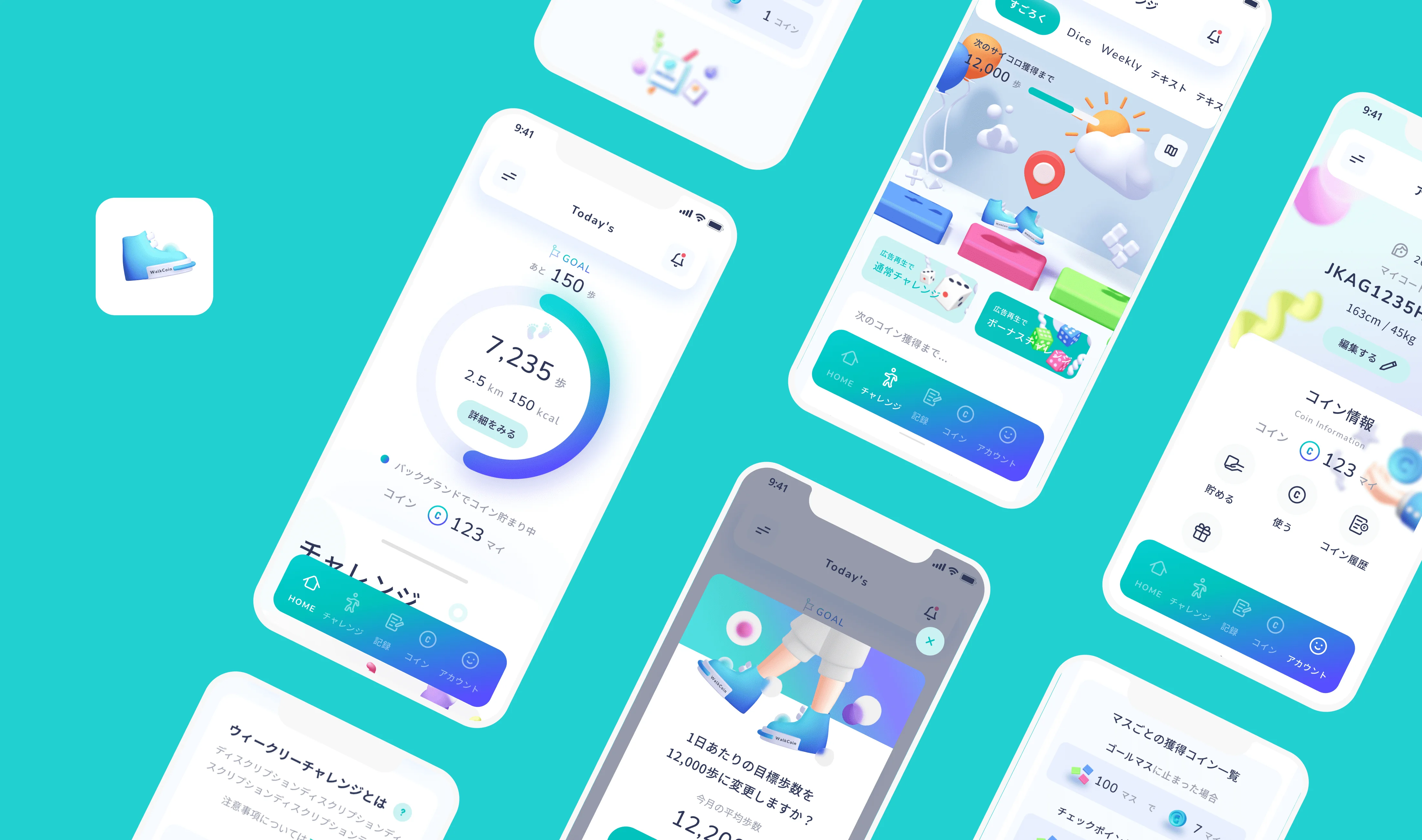 Walkcoin Health Incentive App